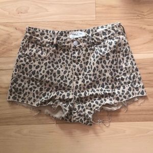 Leopard Print PacSun Shorts